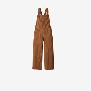 Patagonia Womens Stand Up Cropped Overalls Umber Brown Size 4